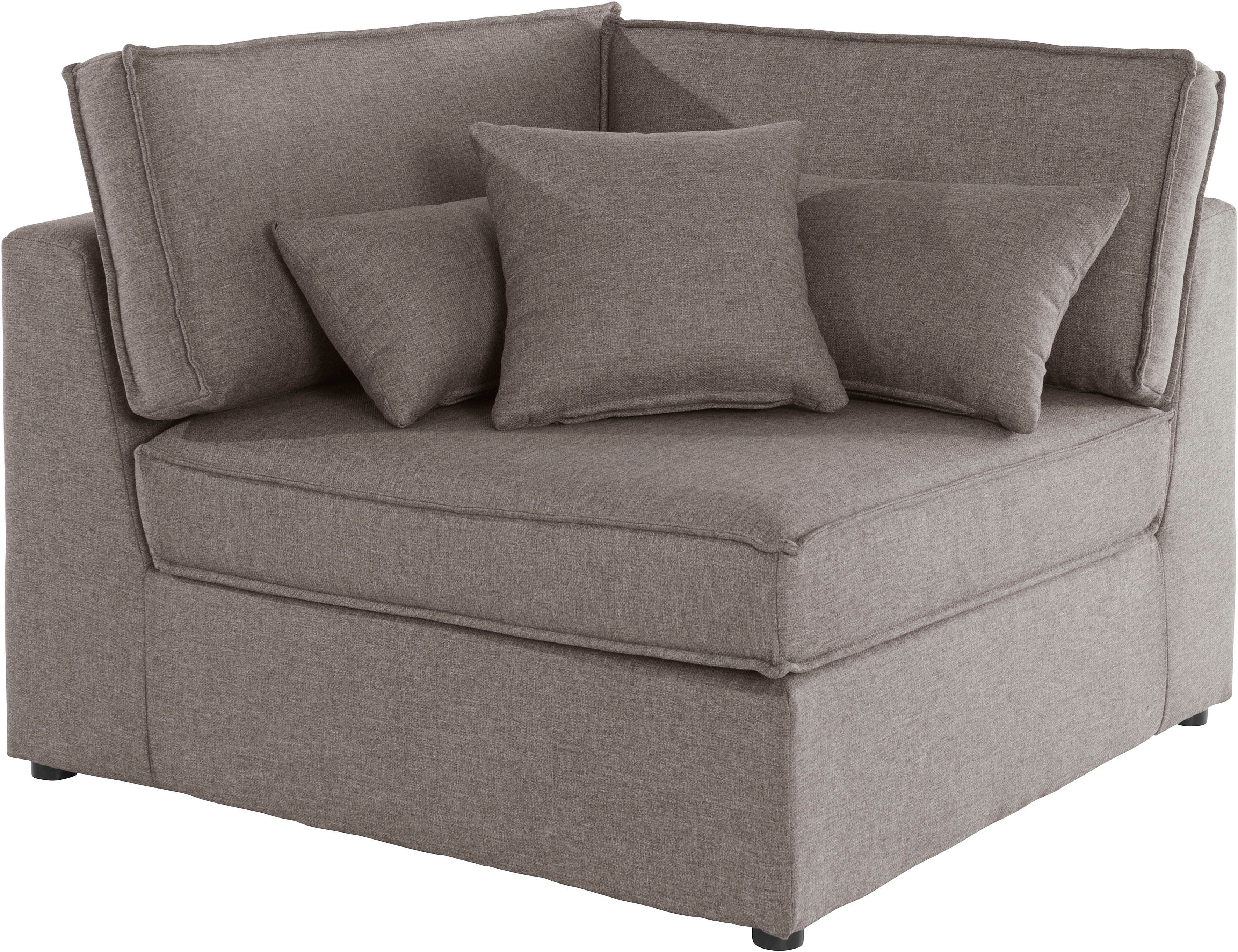 OTTO home Sofa-Eckelement Florid, Teil eines Modulsofas, fester Sitzkomfort, auch in Cord
