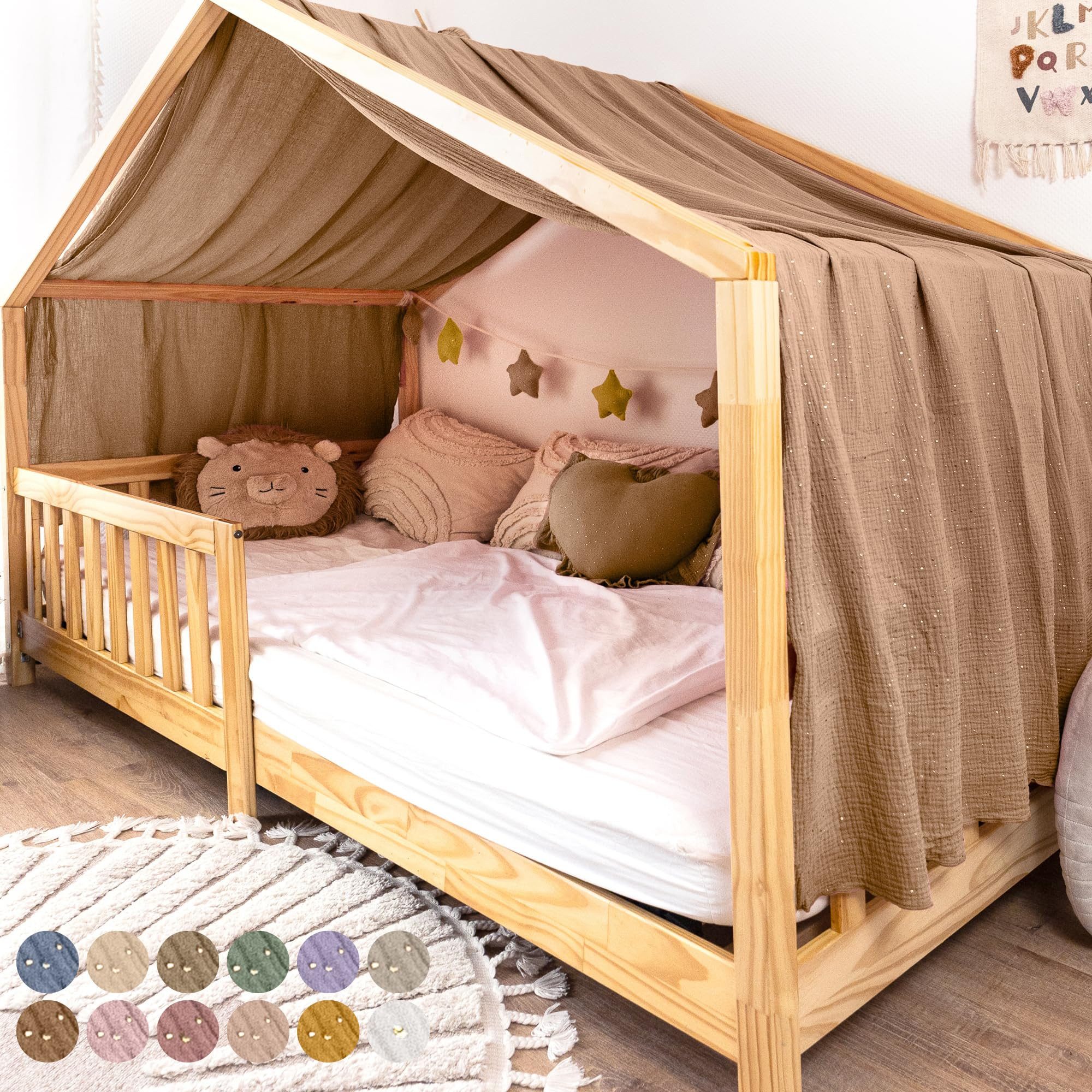 lilimaus Betthimmel Musselin Hausbett Himmel Kinderzimmer günstig online kaufen