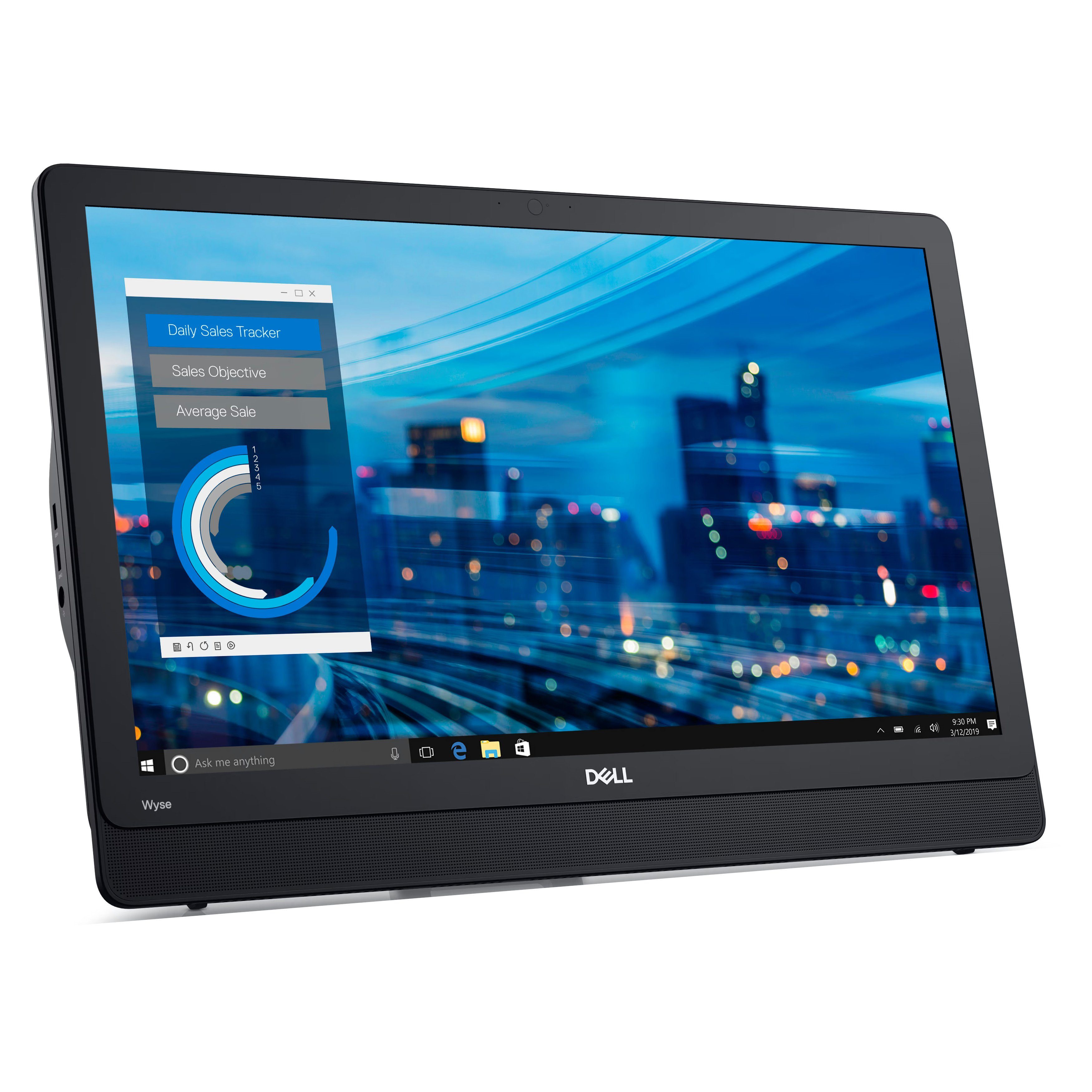 Dell Wyse 5470 AllinOne Office PC Intel 24" Display SSD WIFI Win 10