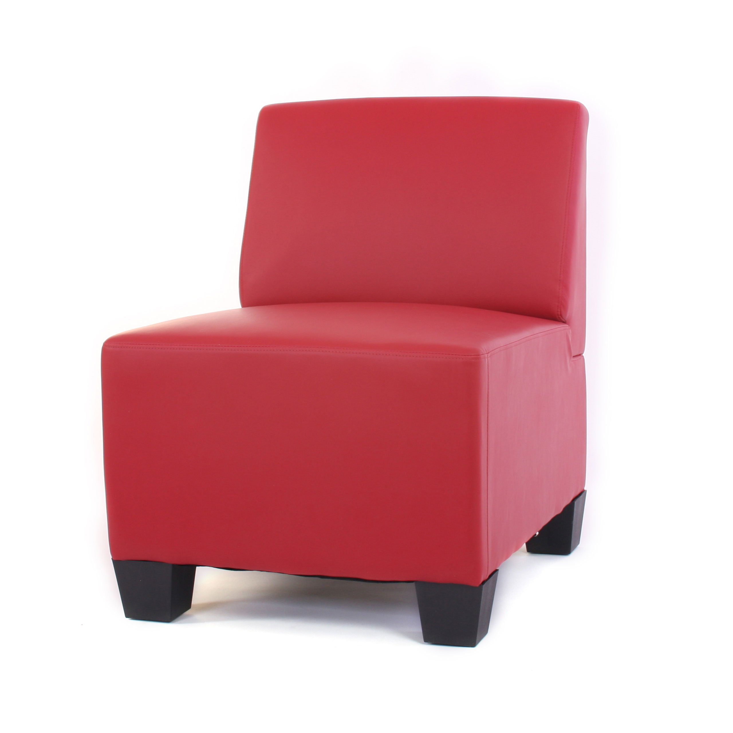 der Elementen | Erweiterbar Set, 3-Sitzer MCW weiteren Lyon-Serie Polsterung, rot Moncalieri-3, rot mit bequeme
