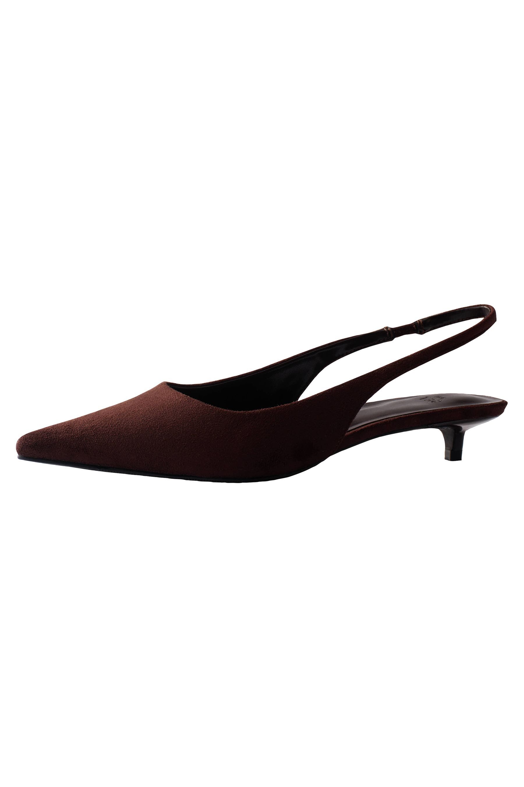 The Set The Set Schuhe mit Pfennigabsatz und Fersenriemen Slingpumps