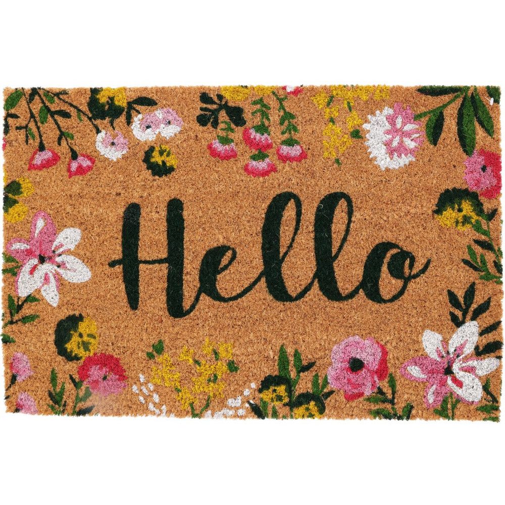 Koopmann Hängedekoration Fußmatte - Kokos - mit Motiv - 1 Stück