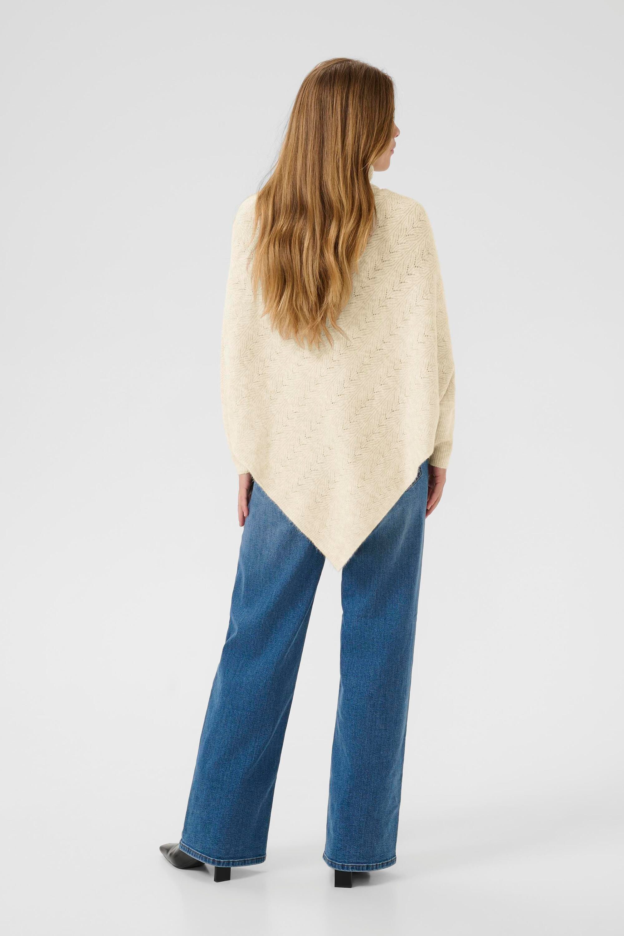 KAFFE Strickponcho Poncho KAjennie
