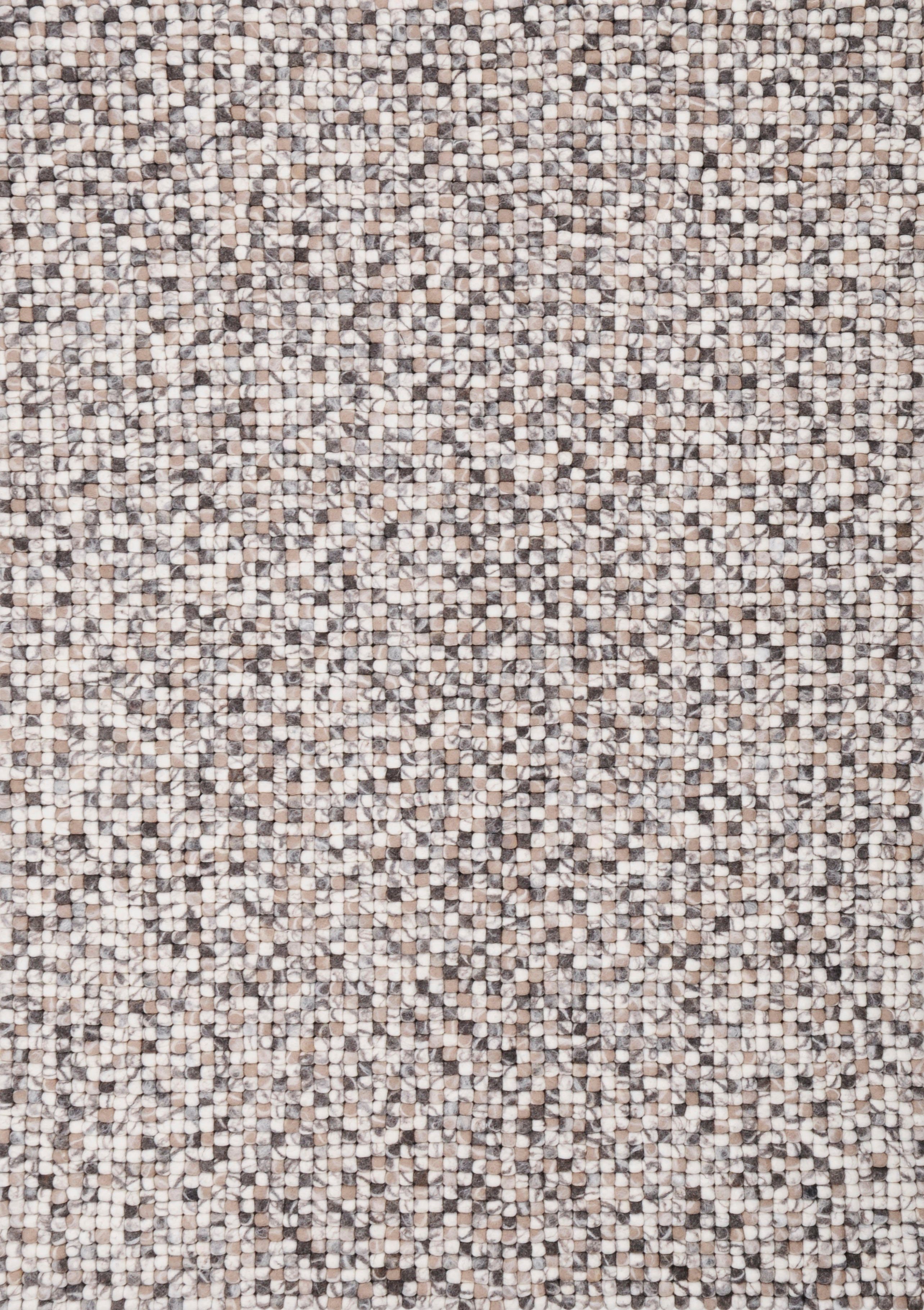 THEKO Wollteppich Felty 2.2, rechteckig, Höhe: 22 mm, Filzkugel-Teppich, reine Wolle, handgefertigt, auch als Läufer