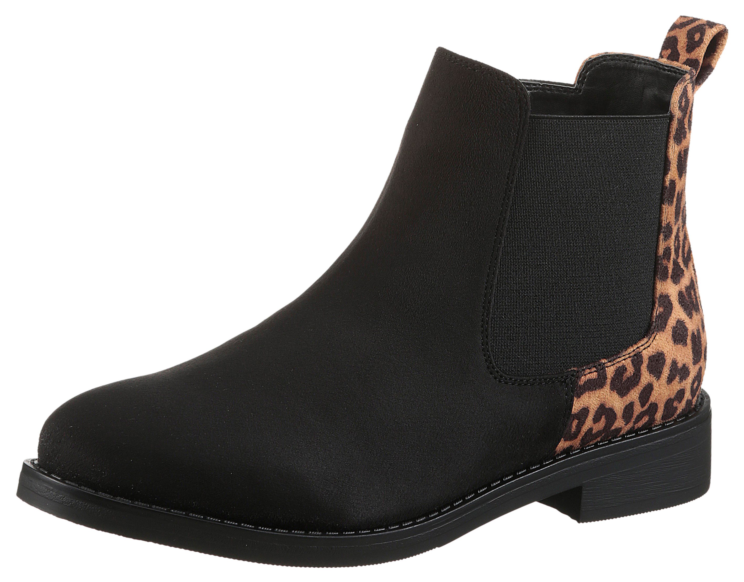 Aniston SHOES Chelseaboots, Stiefelette, Blockabsatz, mit breitem Stretch - NEUE KOLLEKTION