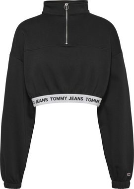 Tommy Jeans Sweatshirt TJW SUPER CROP LOGO WAISTBAND mit Tommy Jeans Logo-Schriftzug am Bund