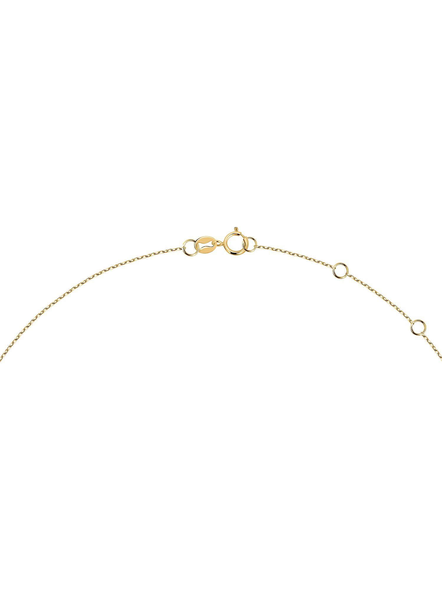 Live Diamond Goldkette Live Diamond Damen-Kette 1 Diamant, Lab Grown