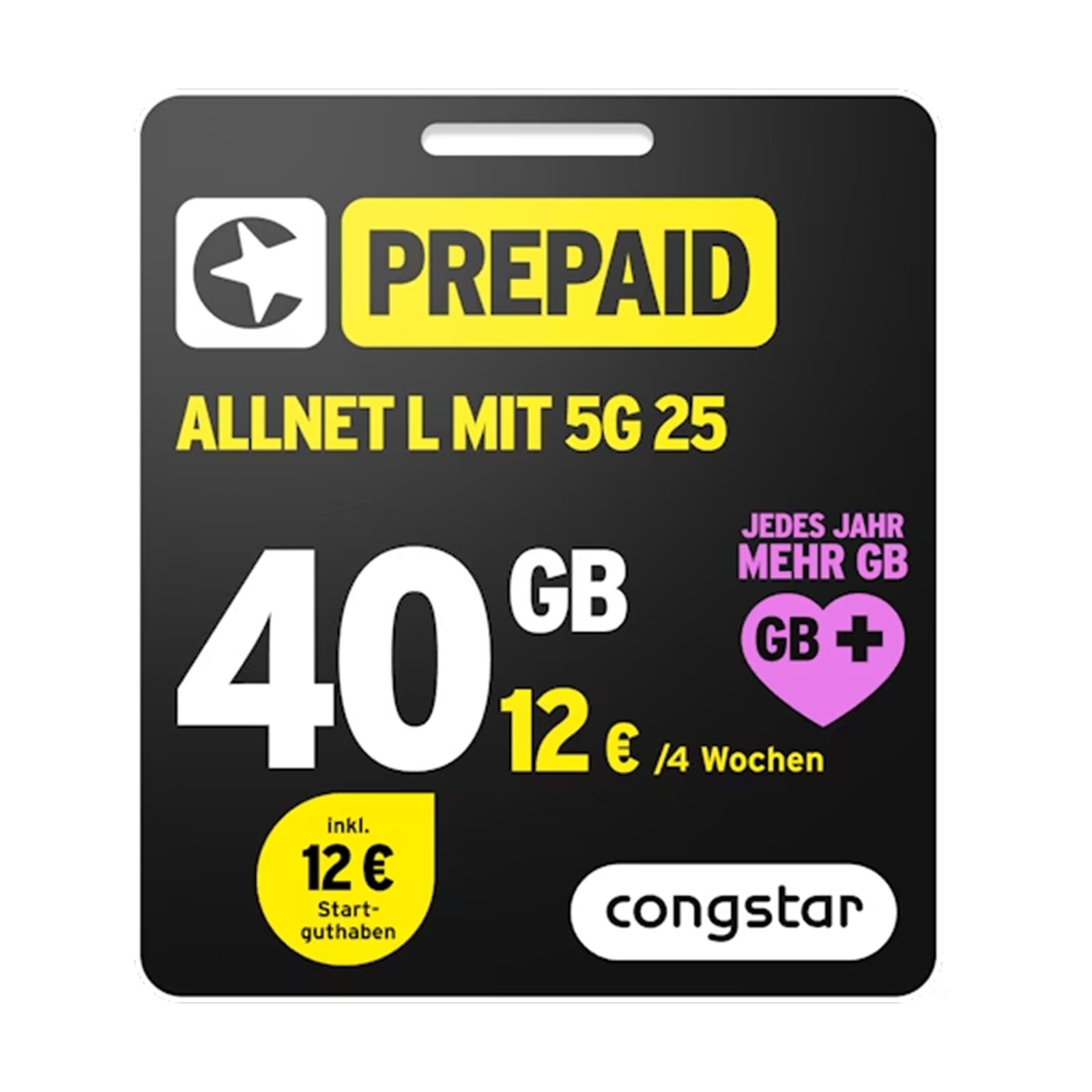 Congstar Prepaid Allnet L Prepaidkarte