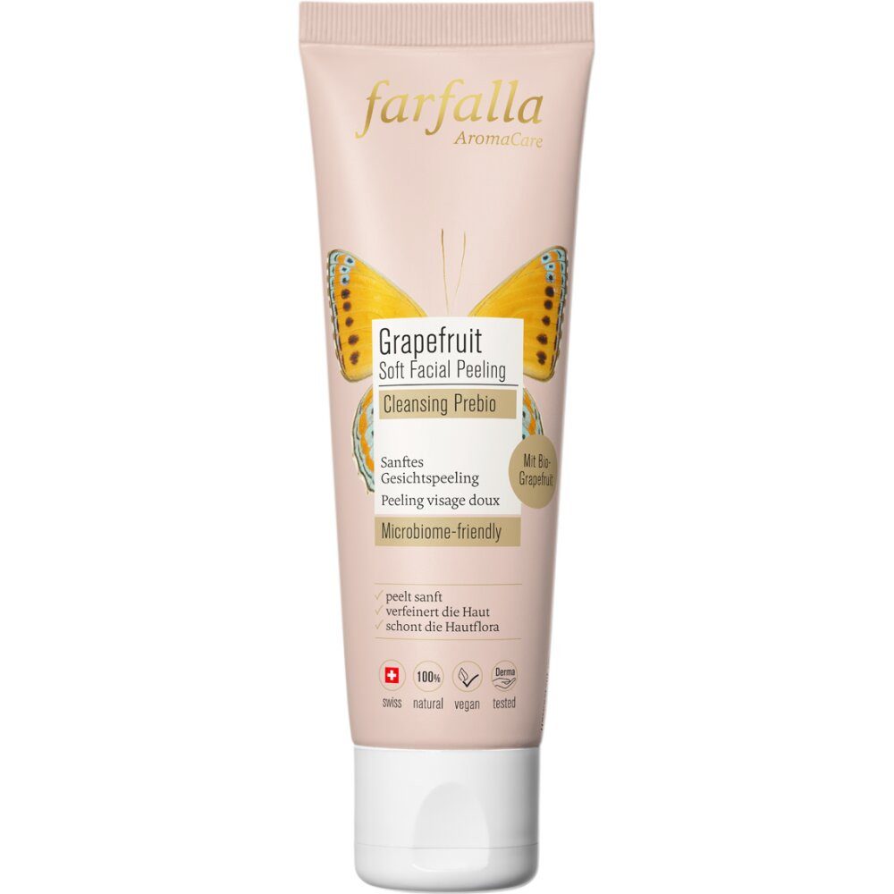 Farfalla Essentials AG Gesichtspflege Grapefruit Soft Facial Peeling Cleansing Prebio, 50 ml