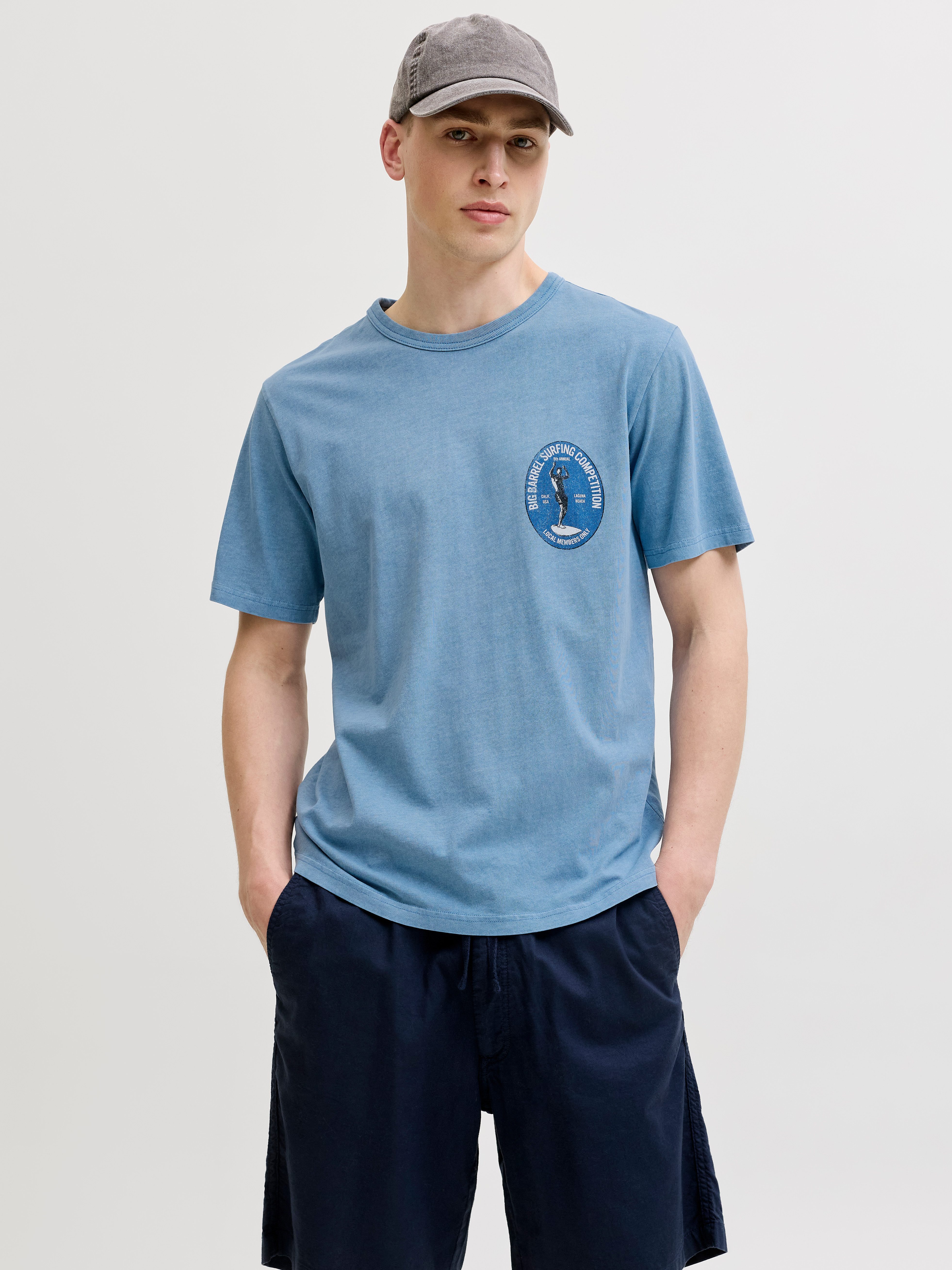 Jack & Jones T-Shirt JPRBLUMAXWELL SS TEE mit Print günstig online kaufen