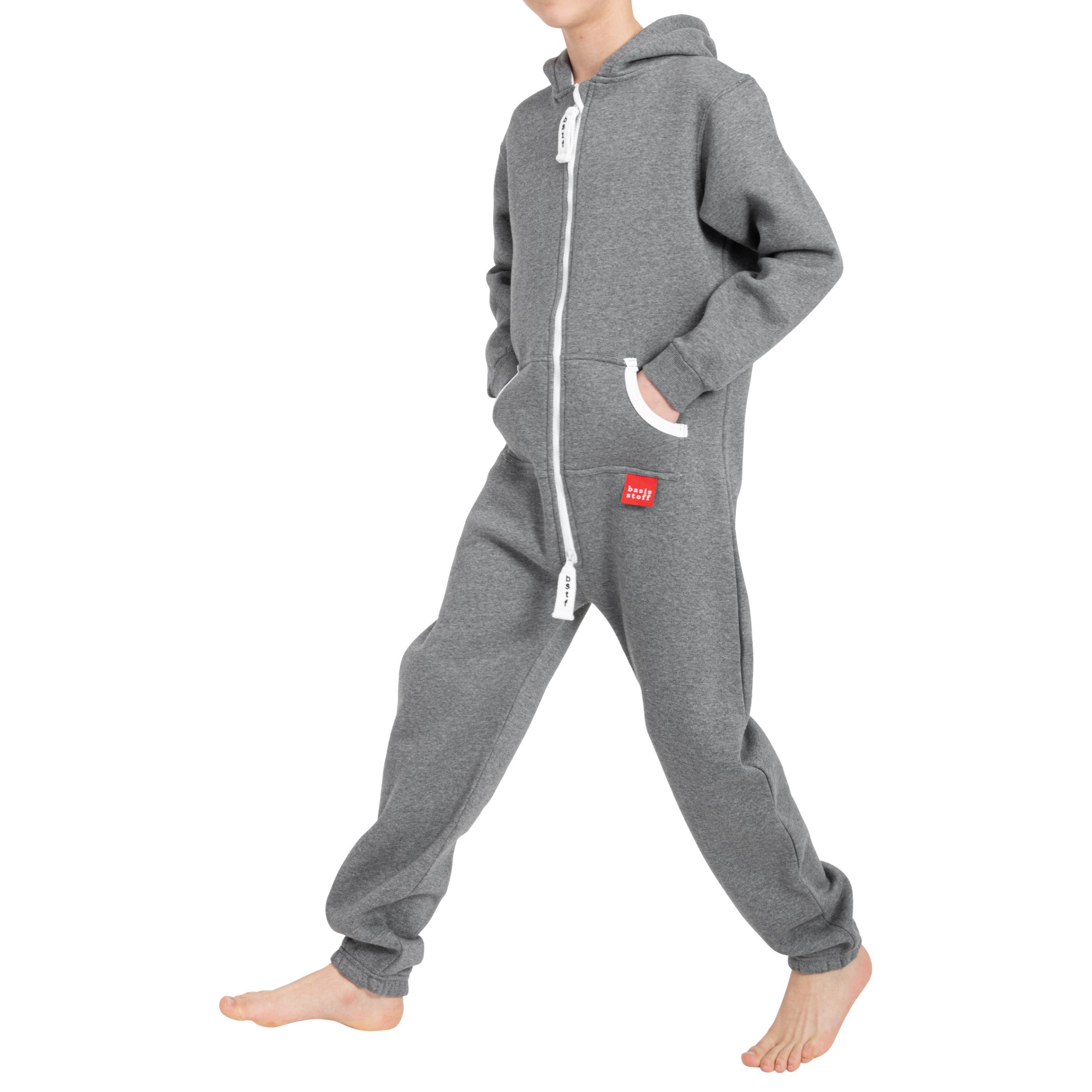 Basisstoff Jumpsuit Yuppie Kinder Jungen Mädchen Overall Onesie Anzug Kids – Bild 2 von 5