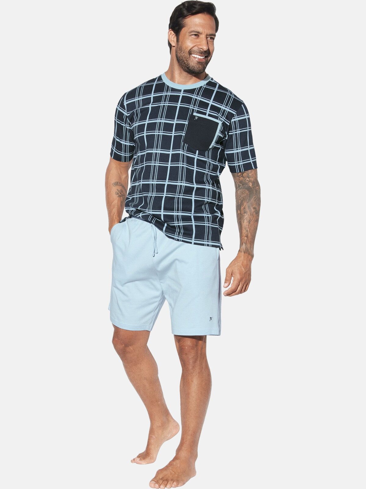 Jan Vanderstorm Shorty VIDDAL (Set, 2 tlg) mit doppelter Brusttasche