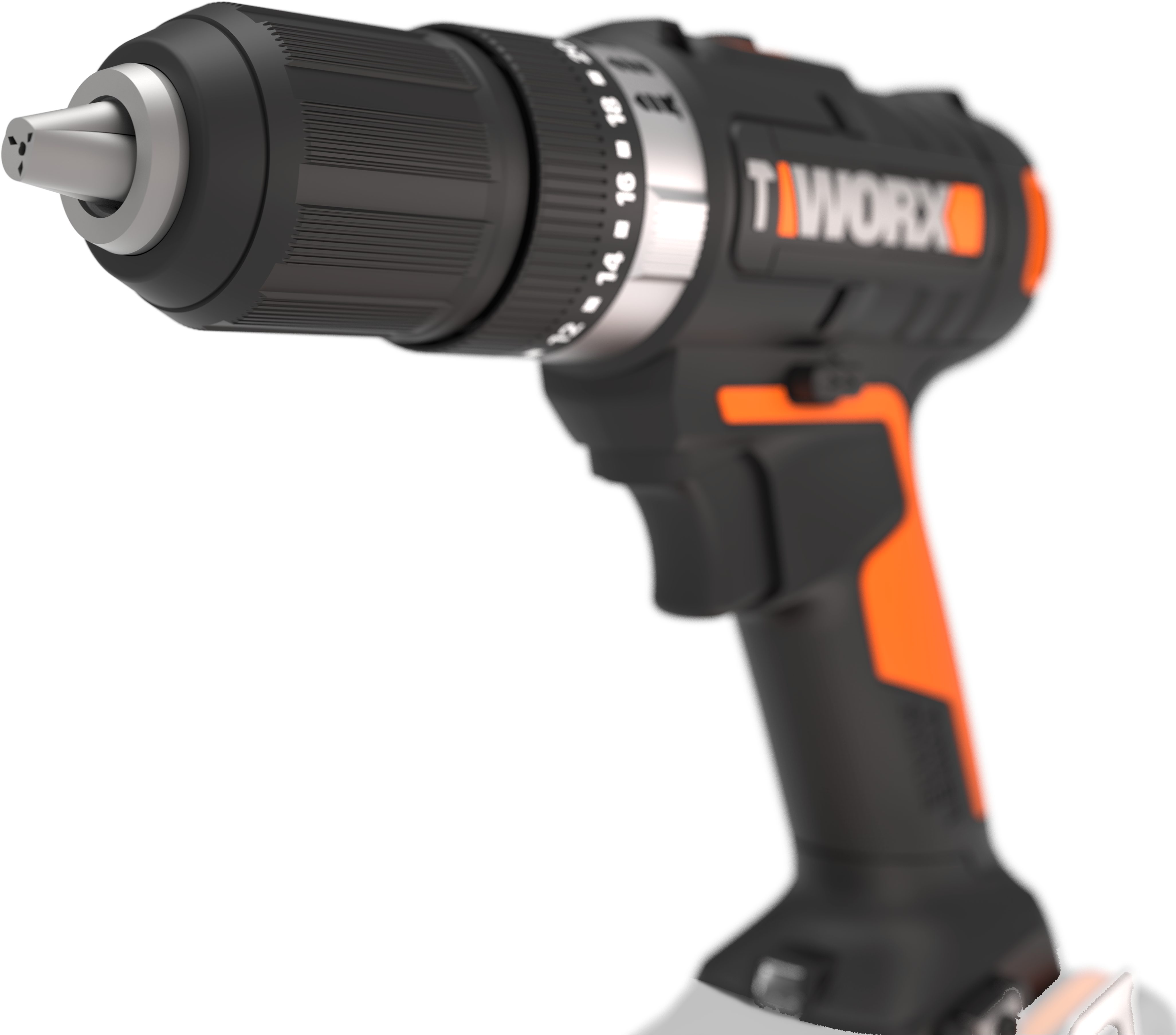 Worx Akku-Schlagbohrschrauber WX370.9, max. 1600 U/min, 2-Gang-Getriebe, Bohrstufe + Schlagfunktion, ohne Akku & Ladegerät