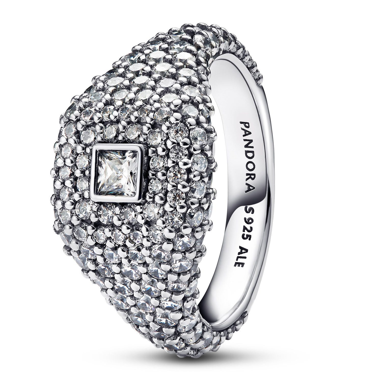Pandora Silberring Cocktailring für Silber Quadratisches günstig online kaufen
