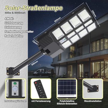 Randaco LED Solarleuchte Straßenlaterne Solar mit Bewegungsmelder Straßenlampe LED wetterfest