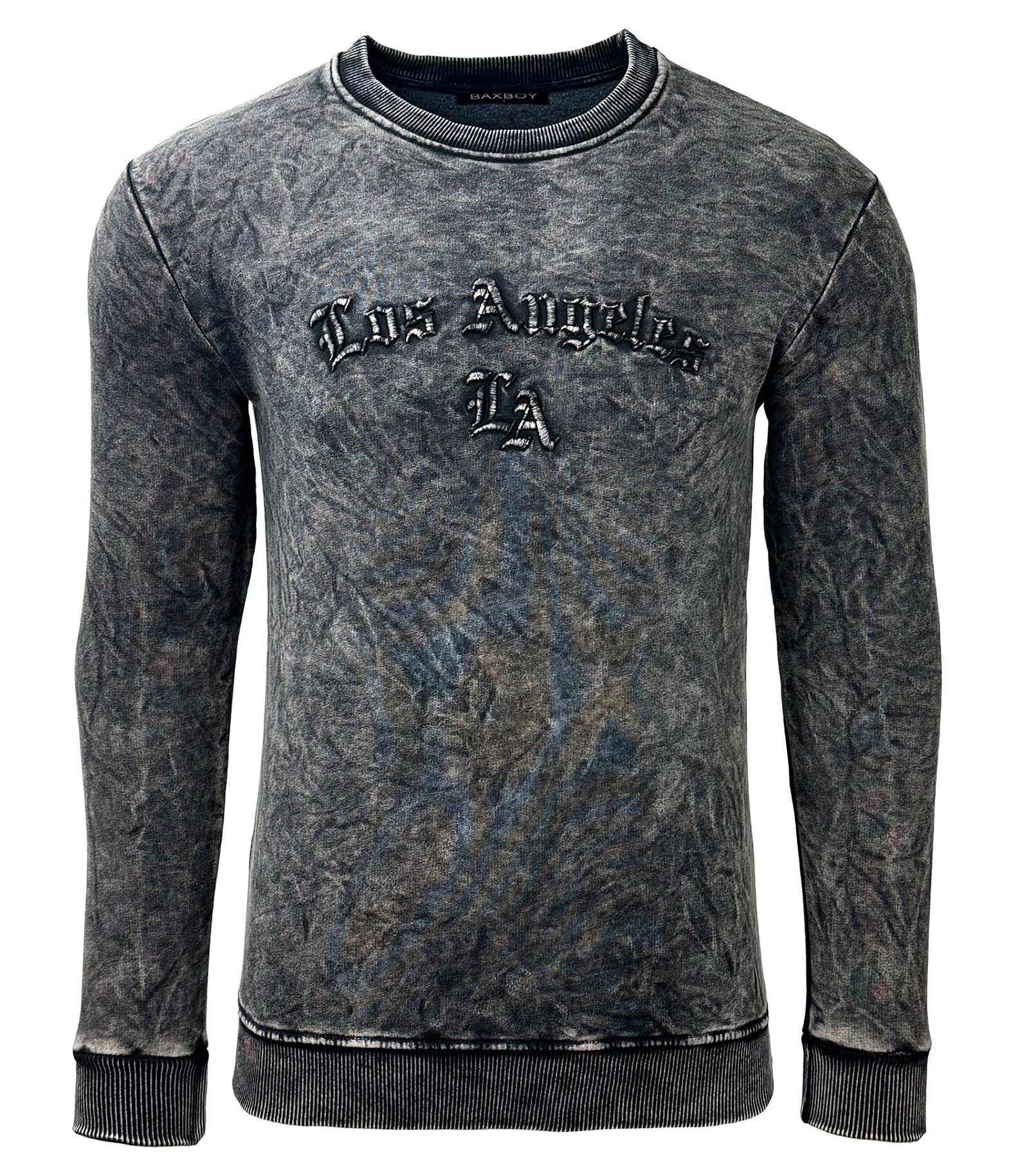 Baxboy Longshirt Baxboy Herren Longsleeve T-Shirt Langarmshirt Aufdruck Obe günstig online kaufen