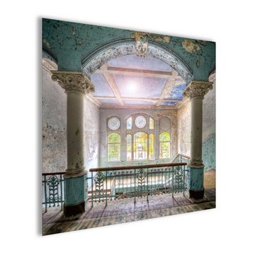 artissimo Glasbild Glasbild 30x30cm Bild Lost Places Urbex Vintage, Lost Places: Beelitz