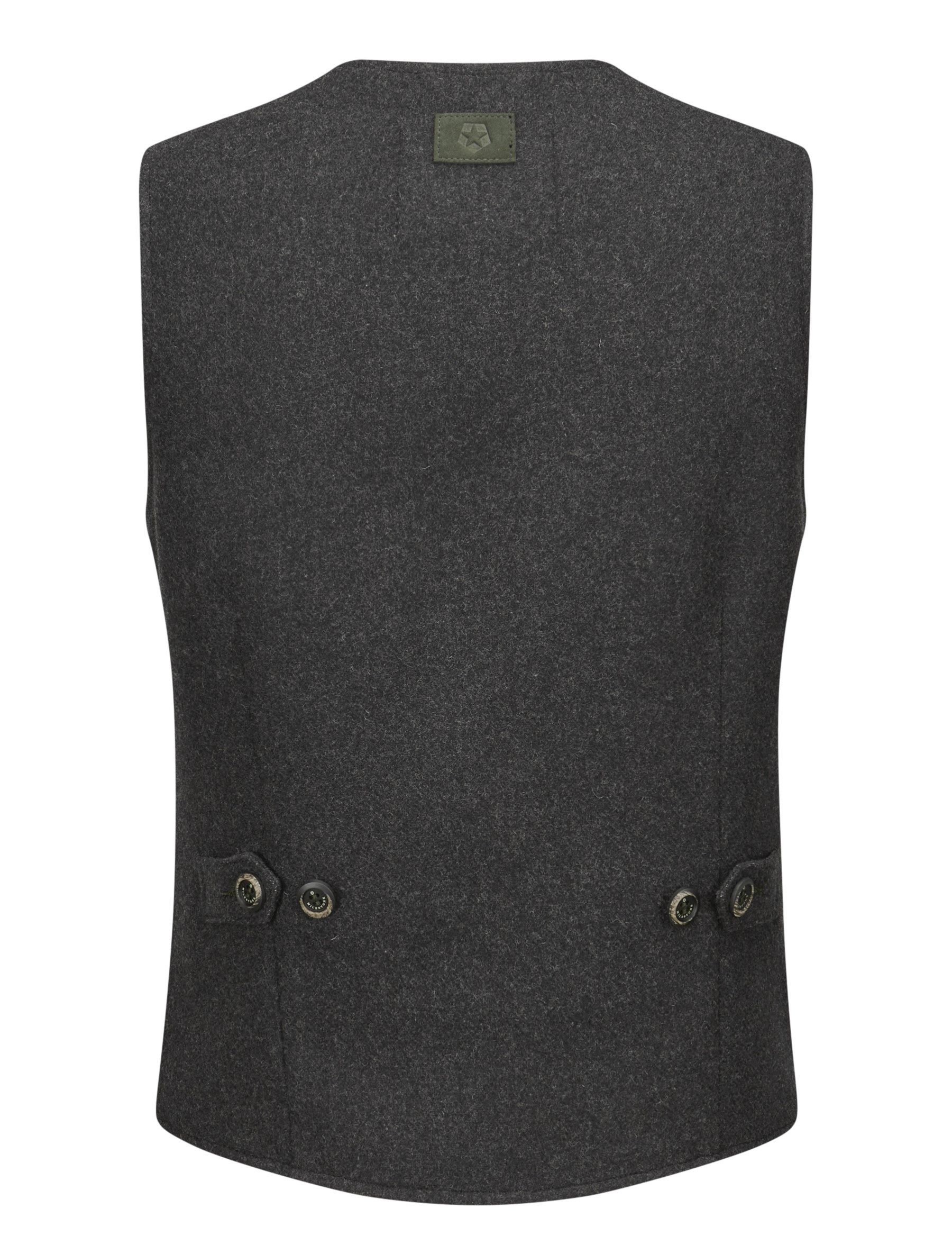 Milestone Lederweste MSRenzo aus hochwertigem Veloursleder