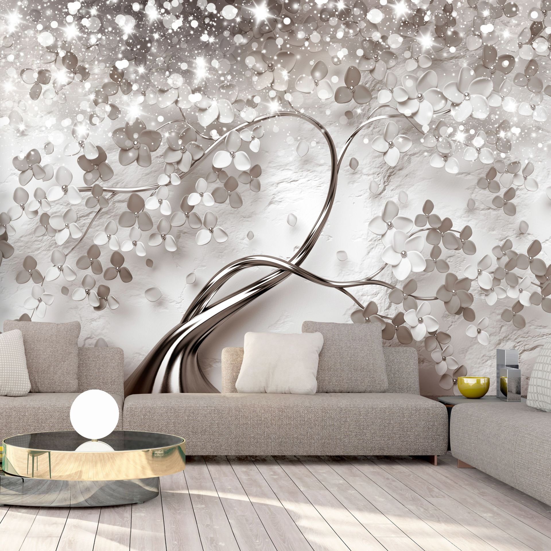 KUNSTLOFT Vliestapete Star Tree 1x0.7 m, halb-matt, lichtbeständige Design  Tapete | Fototapeten