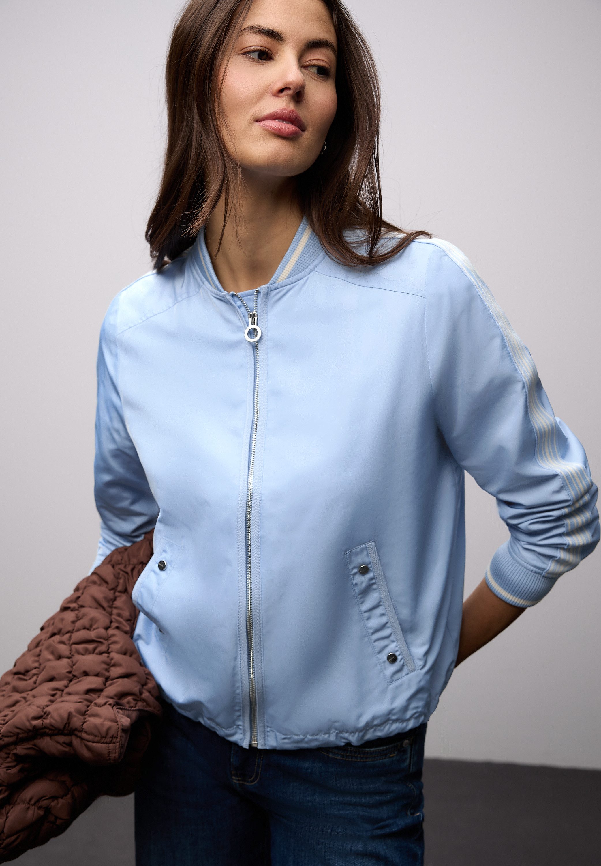 STREET ONE Blouson mit Rundhalsausschnitt günstig online kaufen
