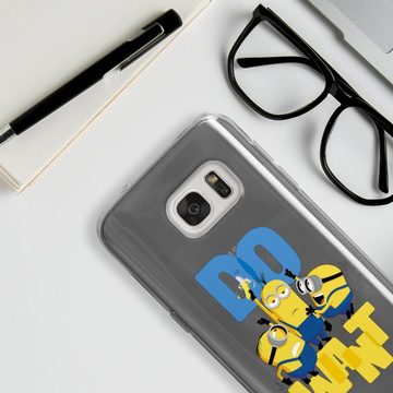 DeinDesign Handyhülle Minions Banane Film Minions Do Want, Samsung Galaxy S7 Silikon Hülle Bumper Case Handy Schutzhülle