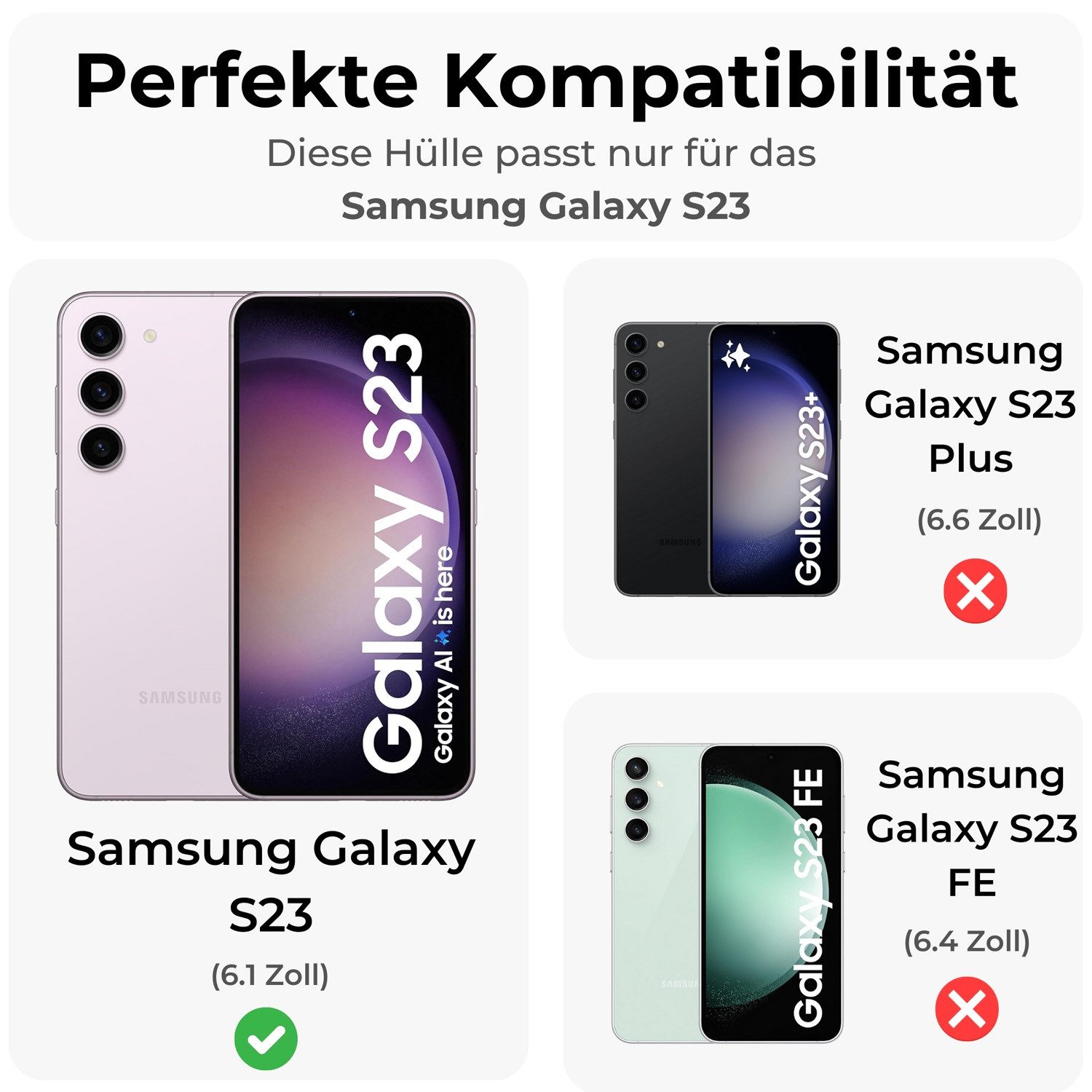 betterfon Handykette für Samsung Galaxy Modelle Hülle mit Band & Kordel Stoßfest, Hände frei – mit Silikonhülle & Schnur für flexiblen Alltag