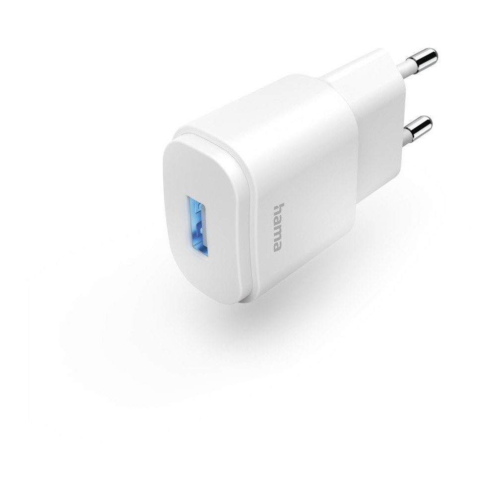 Hama Hama Ladegerät USB (6W) weiss - Ladegerät USB-Ladegerät (6W, Kompakte Bauform)