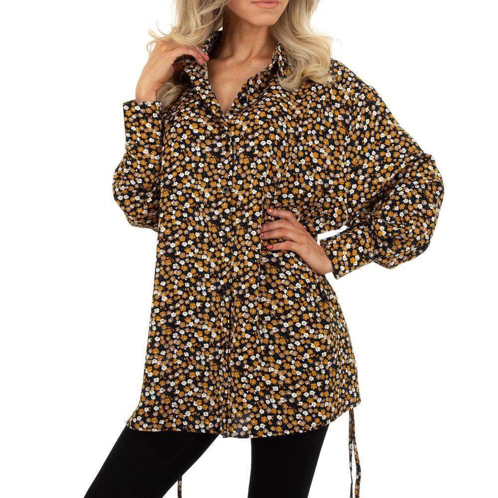 Longbluse Damen Freizeit Hemd