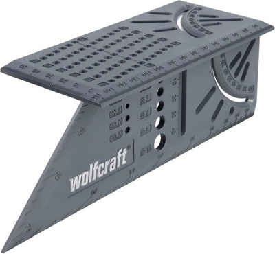 Wolfcraft Messschieber Wolfcraft 3D-Gehrungswinkel 45° und 90° als