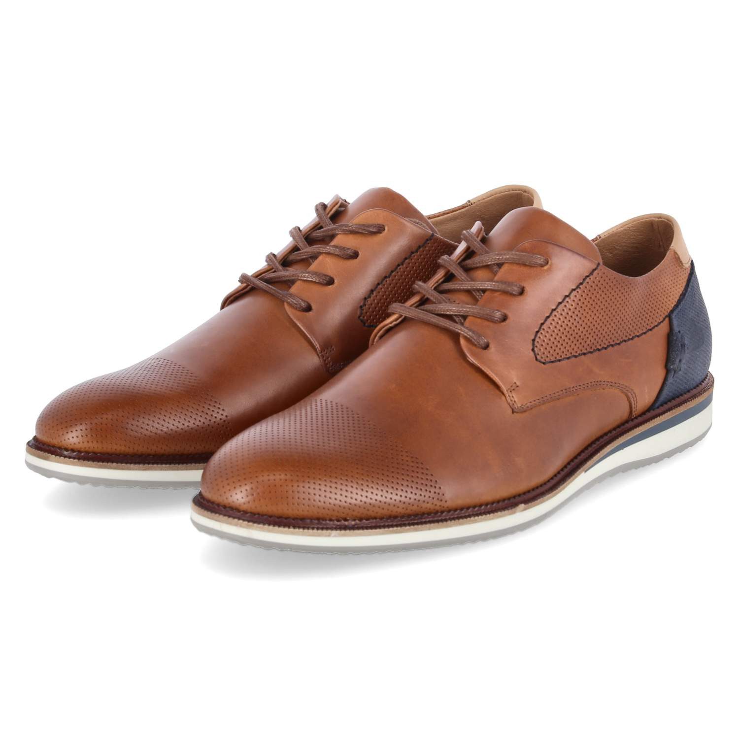 Bullboxer Bullboxer Schnürschuhe 7LT00603023333B1 Herren Glattleder brown Schnürschuh
