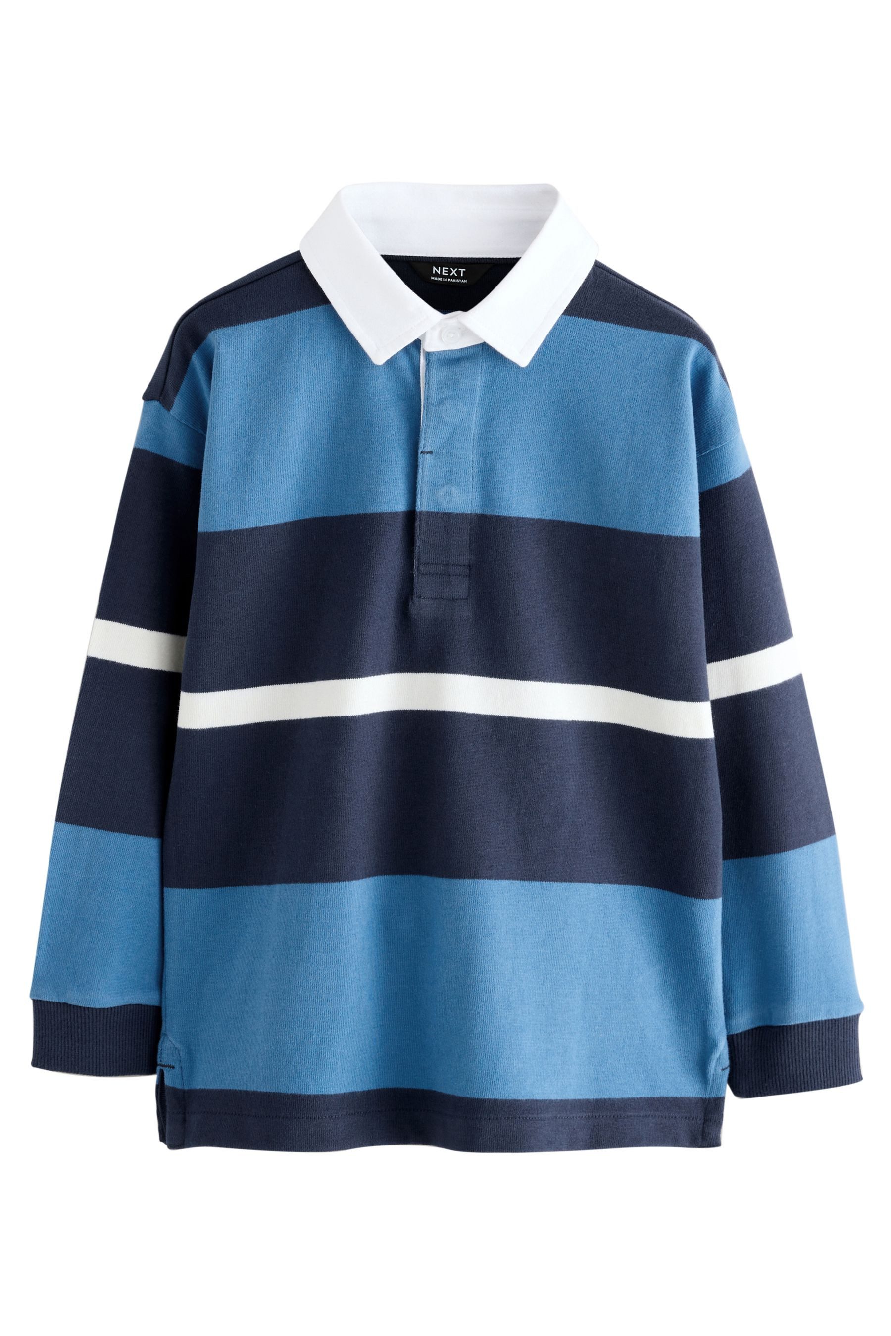 Next Langarm-Poloshirt Kurzärmeliges Rugby-Polohemd (1-tlg)