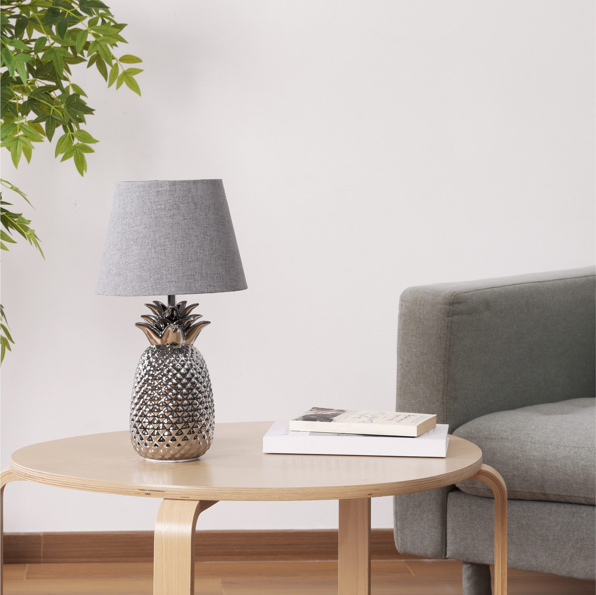 Navaris Lampenschirm 2x Lampenschirm aus Leinen 2er Pack E27 Lampen Schirm günstig online kaufen