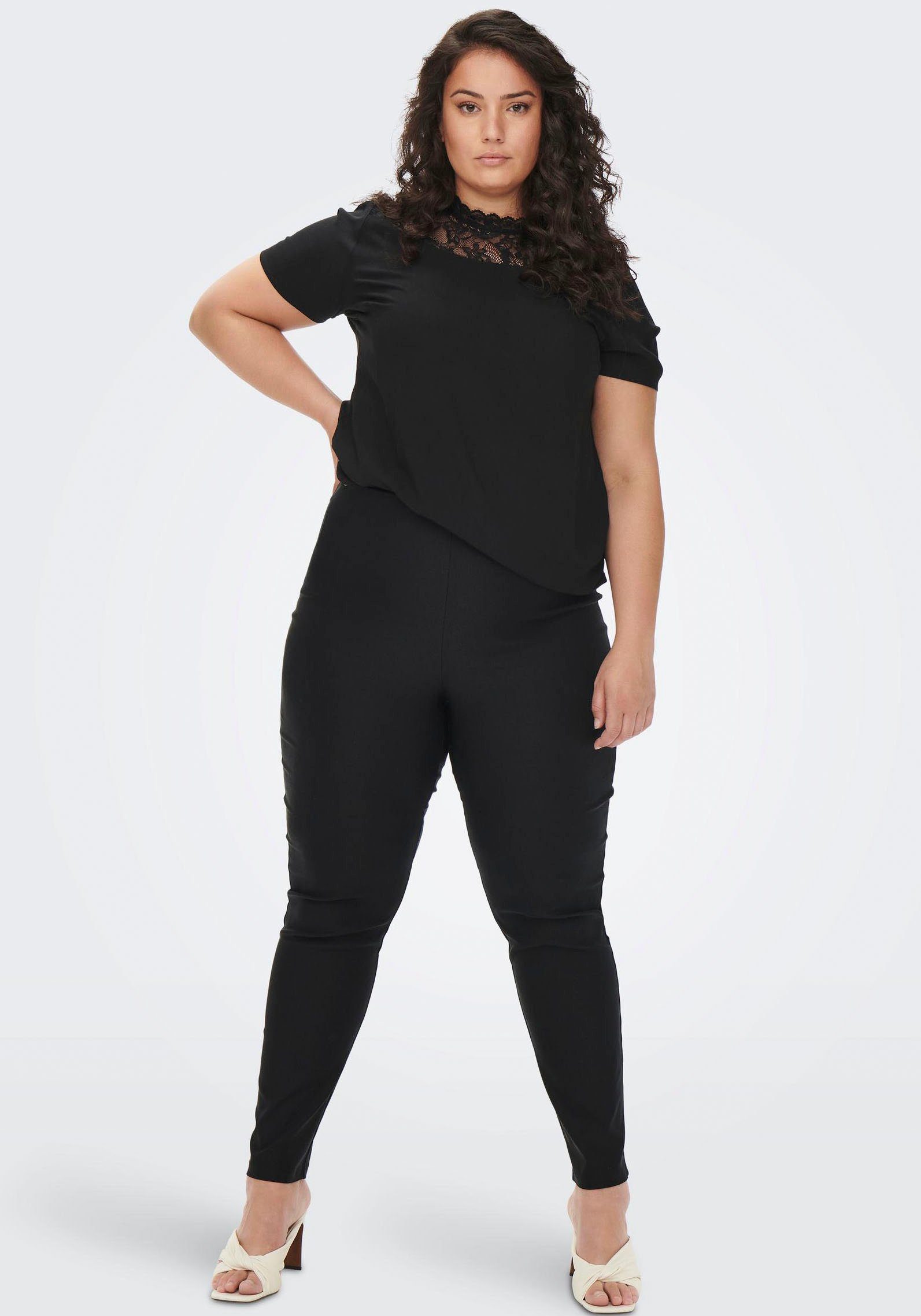 ONLY CARMAKOMA Leggings CARLILA ELASTIC BLACK HW LEGGING NOOS