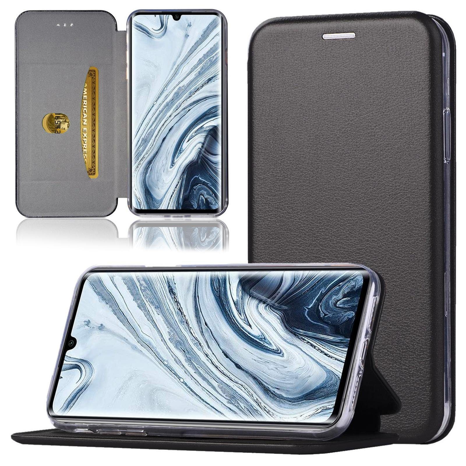 Numerva Handyhülle Hardcover Etui für Xiaomi Redmi Note 9s / Redmi Note 9 Pro, Flip Cover Klapp Hülle Etui