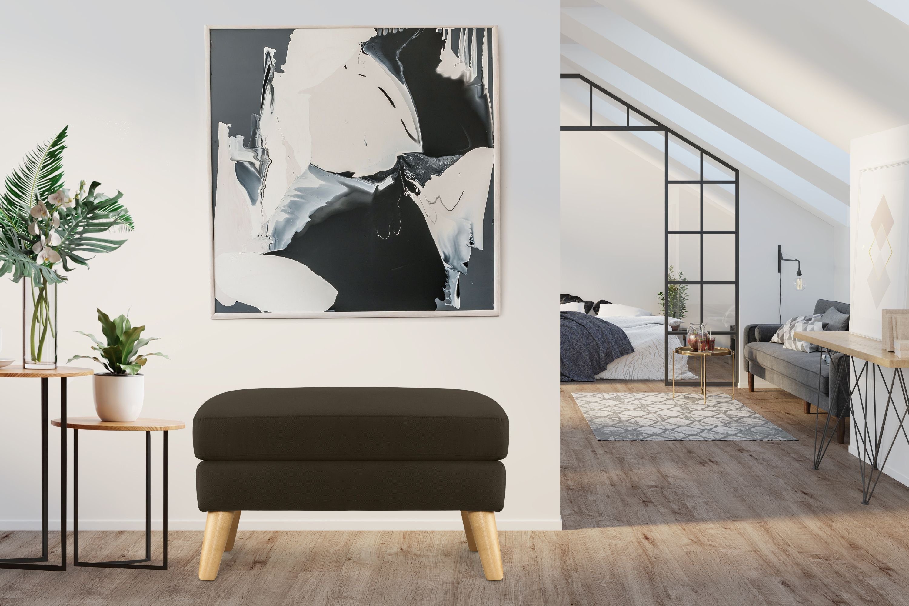 KONSIMO® Sitzhocker TAGIO (Sitzhoker), Scandi-Stil, Made günstig online kaufen