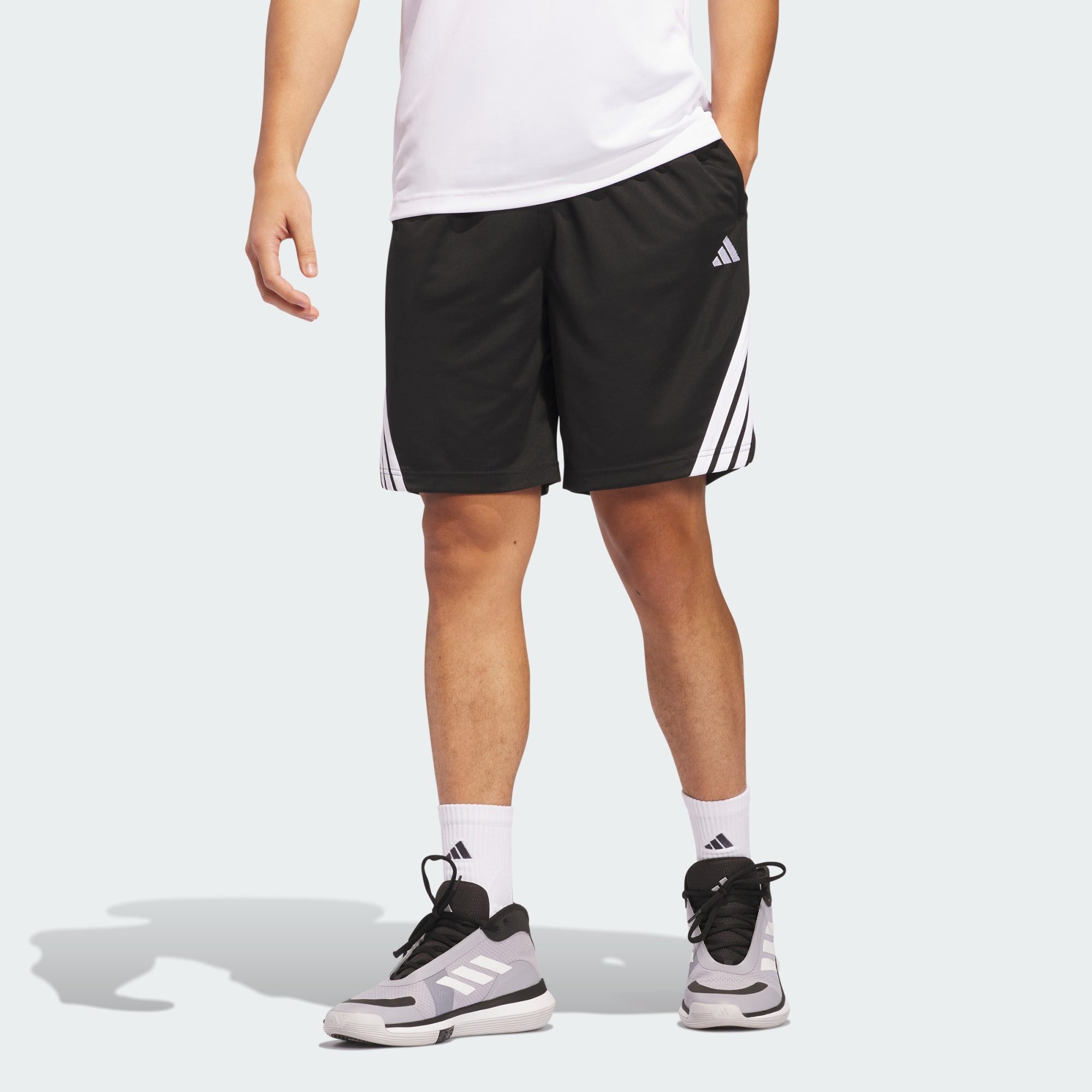 adidas Performance Shorts LEGENDS 3-STREIFEN BASKETBALL SHORTS (1-tlg) günstig online kaufen