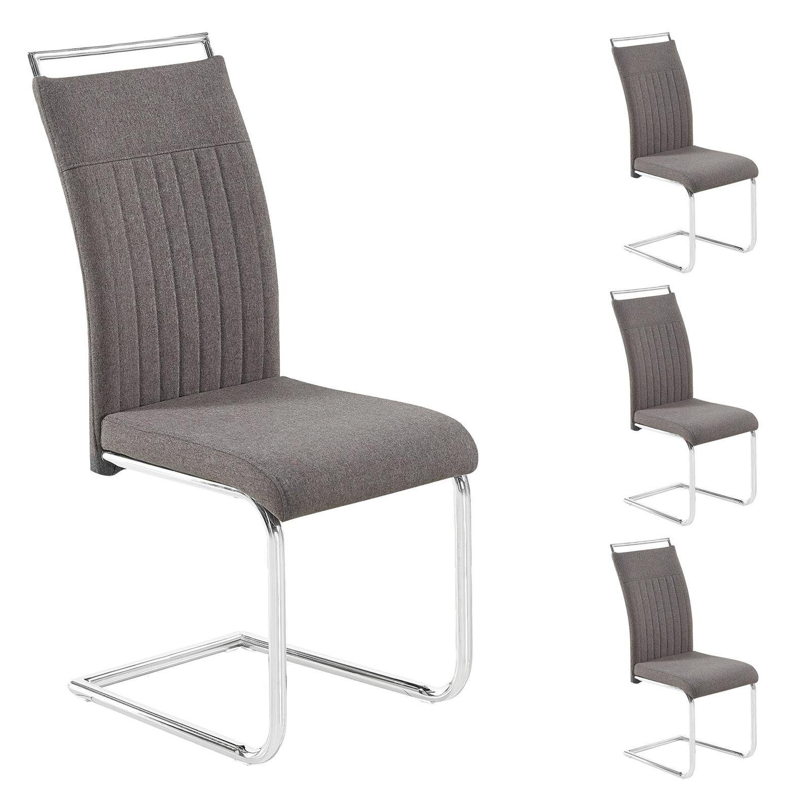 CARO-Möbel Esszimmerstuhl ERICA (4 St), Esszimmerstuhl günstig online kaufen