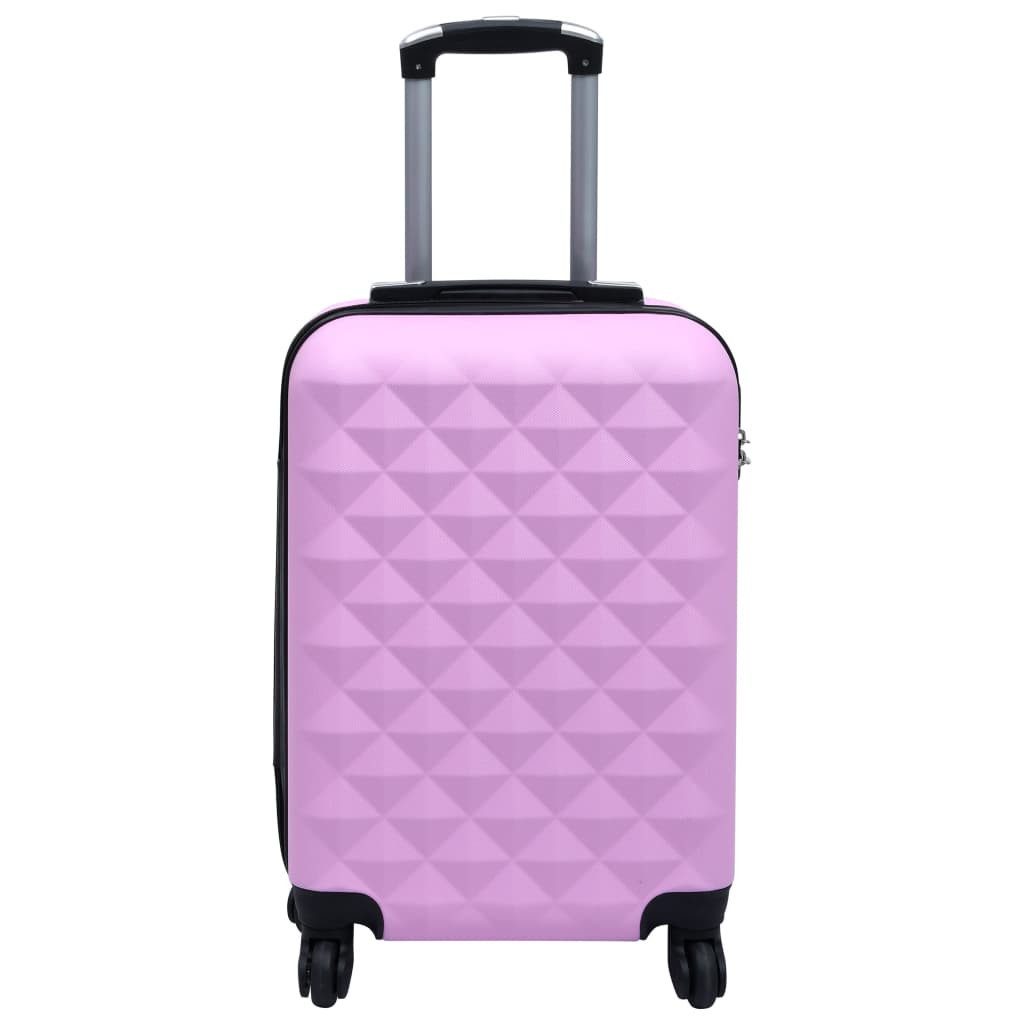 vidaXL Trolleyset Hartschalen-Trolley-Set 2 Stk. Rosa ABS, (1 tlg)