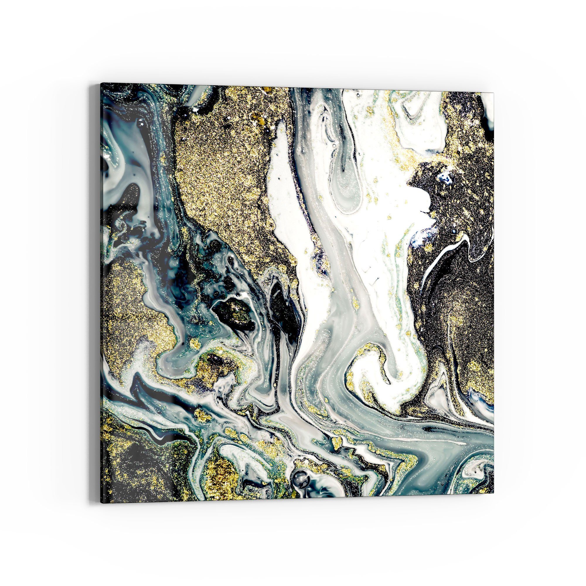 DEQORI Magnettafel 'Flüssiger Marmoreffekt', Whiteboard Pinnwand beschreibbar