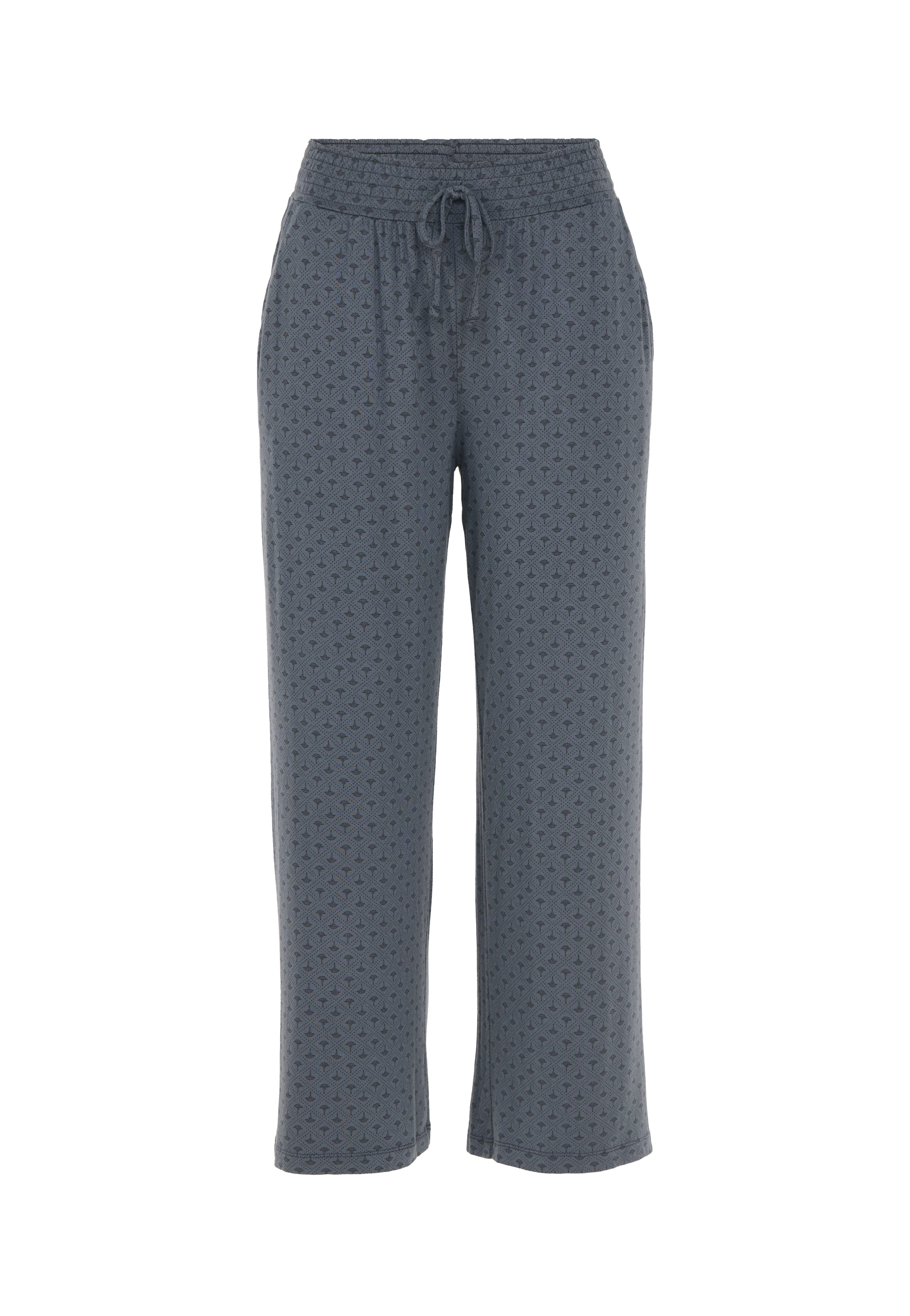 JOOP! 7/8-Hose Luxe Cornflower-Design, Tunnelzugbund, Eingrifftaschen günstig online kaufen