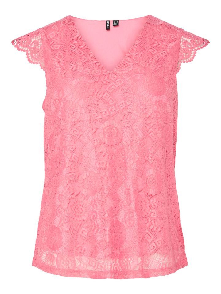 pieces Spitzenshirt – Feminines Spitzentop für günstig online kaufen