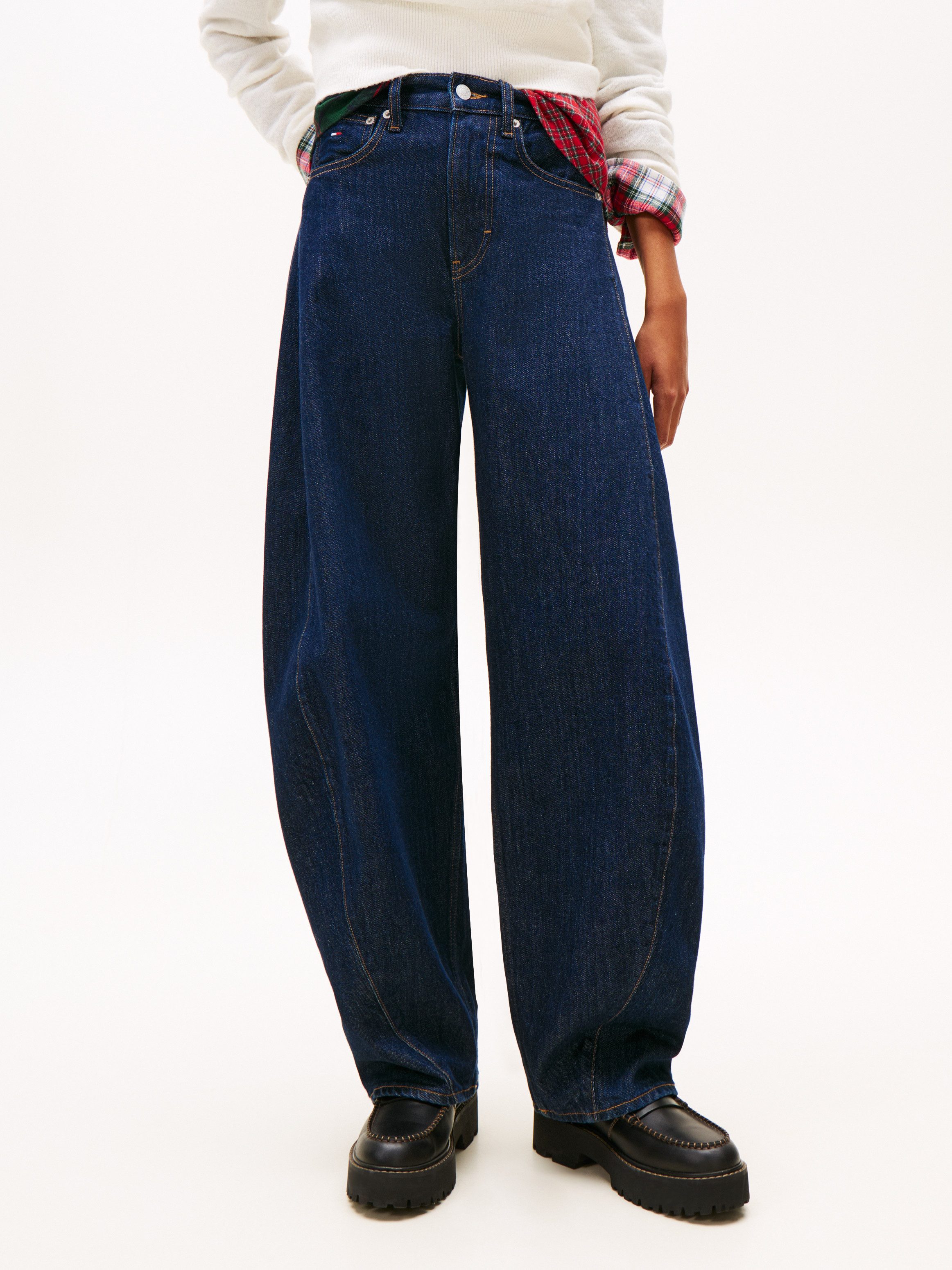 Tommy Jeans Tapered-fit-Jeans ELLA MID BARREL DI4156
