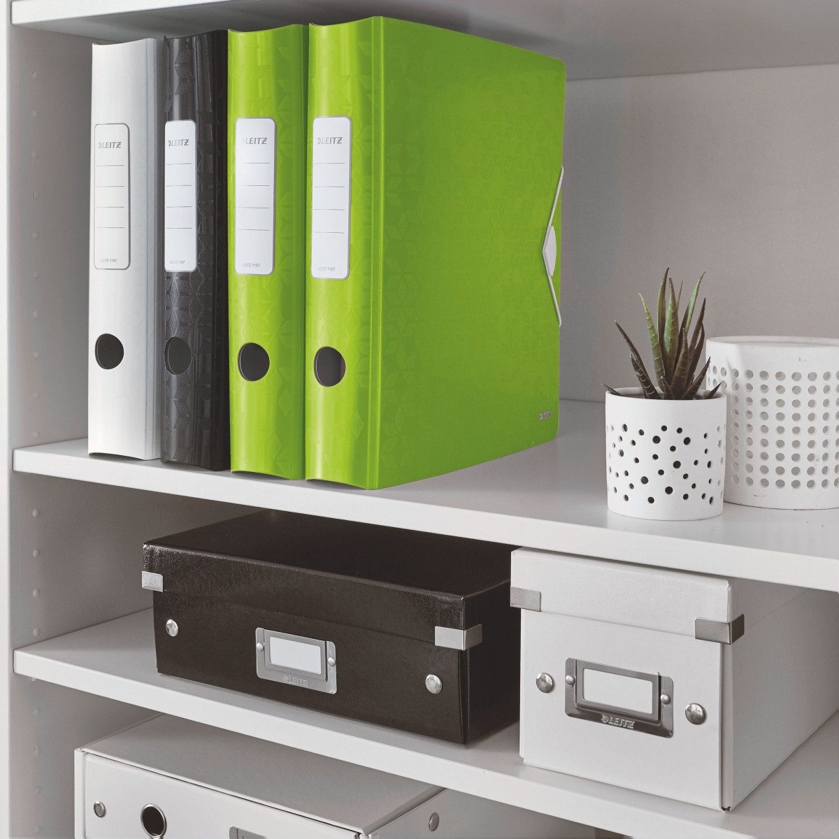 LEITZ Aktenordner Ordner Active Wow A4 Polyfoam schmal grün