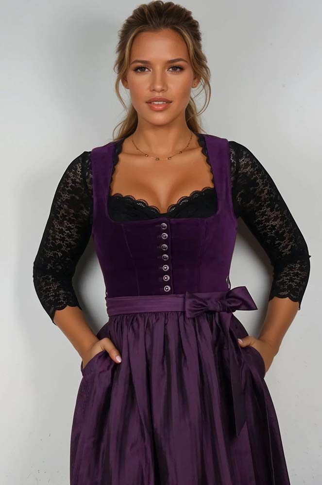 Goldschmidt Trachten Dirndlbluse Dirndlbluse Rosalie schwarz