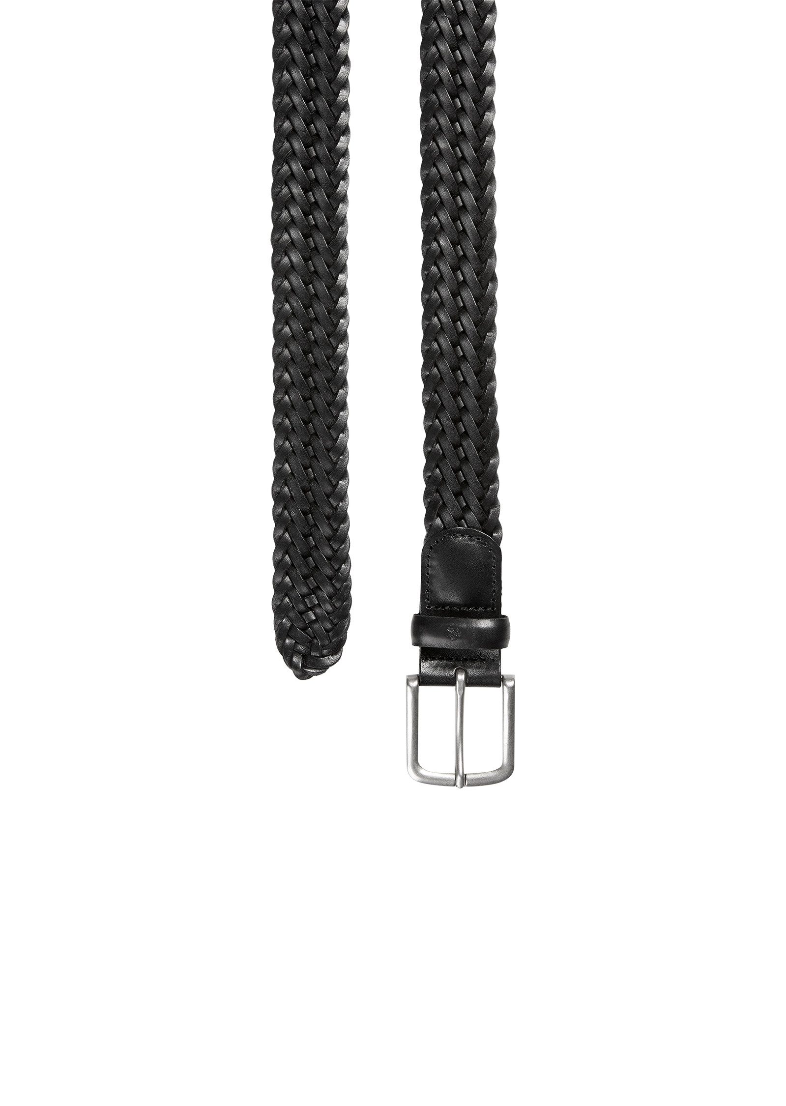 Marc O'Polo Flechtgürtel schmale, geflochtene Lederstreifen, eckige Schnall günstig online kaufen