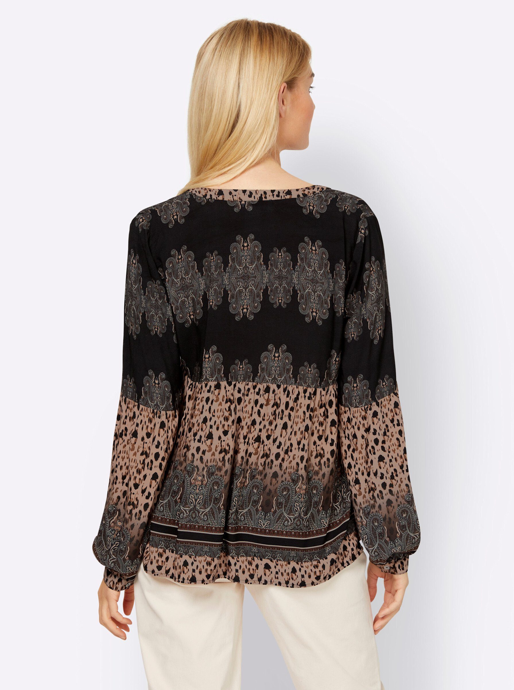 heine Klassische Bluse Druckbluse günstig online kaufen