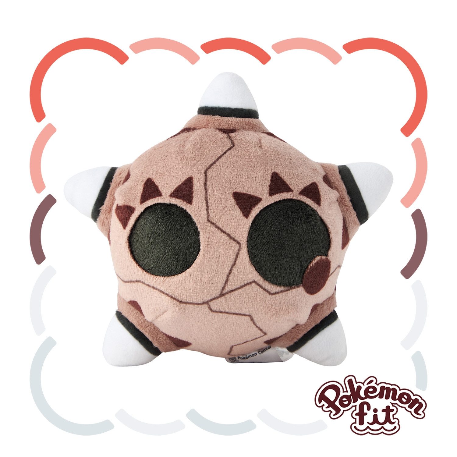 Pokémon Center Plüschfigur Pokemon Meteno (Meteor Form) Kuscheltier - 13 cm Plüschtier Minior