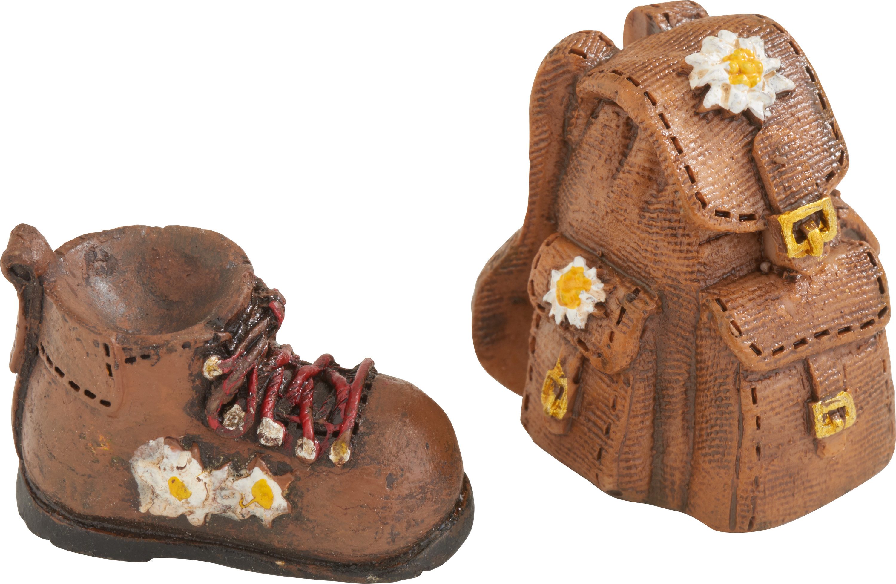 HobbyFun Dekofigur Miniatur-Set "Wandern", 2 tlg.