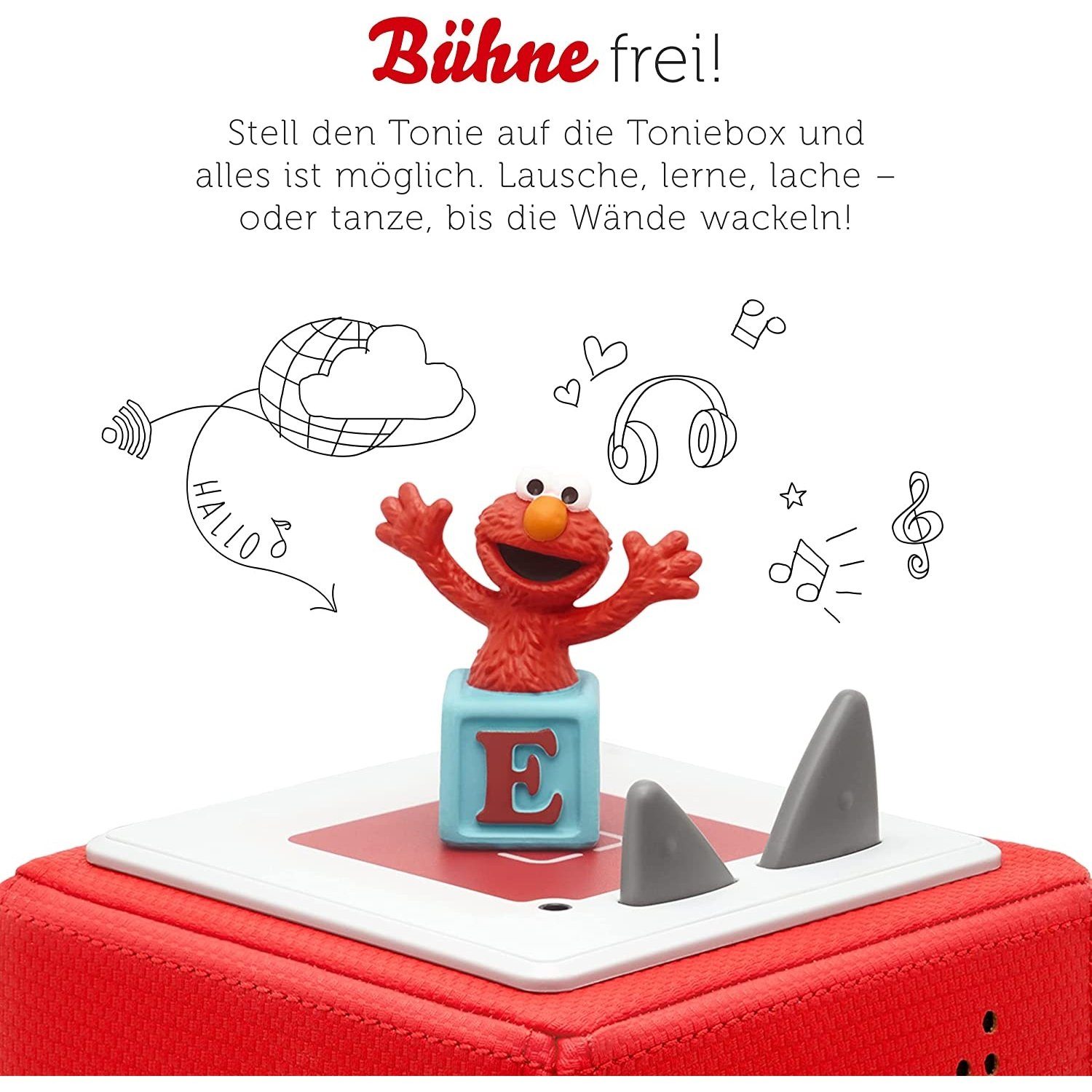 tonies H&ouml;rspielfigur 10001157 Sesamstra&szlig;e - Elmo [DACH]
