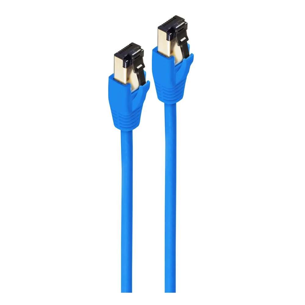 shiverpeaks® Shiverpeaks Patchkabel cat8.1 F/FTP PIMF LSZH blau 15m Netzwerkkabel